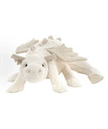 Jellycat Mythical Animal Series Snow Dragon Plush Toy 50cm Long - $731.93 MXN