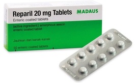 1 X REPARIL 20MG TABLETS 50&#39;s FOR REDUCES SWELLING &amp; INFLAMMATION DHL EX... - $40.90