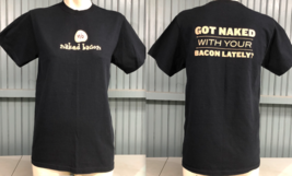 Got Naked With Your Bacon Lately Black Mens T-Shirt Size Medium - £11.55 GBP