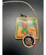 VINTAGE rare Betty Boop  Necklace And Keychain - $178.58 MXN