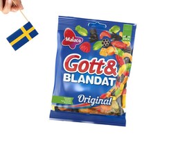 1 Bag of Gott och Blandat, Swedish Candy, Malaco Gott och Blandat Original - $8.33