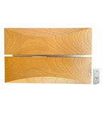 IQ America Wireless Battery-Powred Maple Wood Door Bell Chime 1 Pushbutt... - $21.99