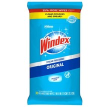 Windex Glass and Surface Pre-Moistened Wipes, Original, 38 Count - £8.78 GBP