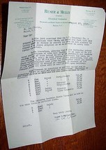 1917 Goodrich Silvertone Tires Price Guide Letter Epherma Saranac Lake Malone Ny - £7.90 GBP