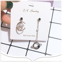 Korea Dongdaemun Pearl Planet Tassel Earrings Fashion Temperament Person... - £6.43 GBP