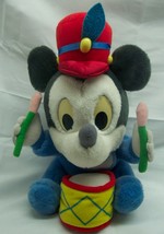 Vintage Applause Disney Baby Mickey Mouse Drummer 10&quot; Plush Stuffed Animal Toy - £19.39 GBP