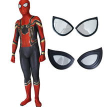 Iron Spiderman Adult/Kids Spider-Man Homecoming Cosplay Costume 3D printing - £25.94 GBP