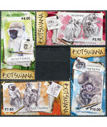 Botswana 2015. Vervet Monkey in Botswana (MNH OG) Set of 4 stamps - £4.68 GBP