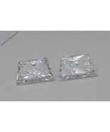 A Pair of Trapezoid Natural Mined Loose Diamonds (1 Ct,D-e Color,SI3 Cla... - $2,391.13 CAD