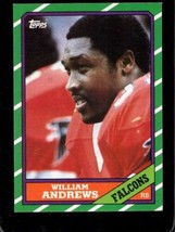1986 Topps #363 William Andrews Nm Falcons Nicely Centered *XR31336 - £1.35 GBP