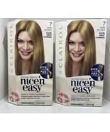 (2) Nice n Easy Permanent Color - 7 Dark Blonde for Women - 1 Appl. Hair... - £15.56 GBP