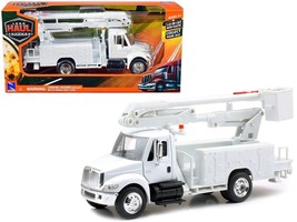 International 4200 Line Maintenance Service Truck White &quot;Long Haul Trucker&quot; Ser - $33.24