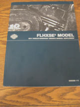 2011 Harley-Davidson FLHXSE2 CVO Service Manual Supplement Street Glide ... - $54.45