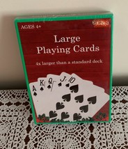 Kingsbridge Set of Large Playing Cards Jumbo Size Brand New  5 x 7 Inch - $11.99