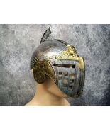 Knight Cage Helmet Medieval Battle Visor Guard Warrior Soldier Armor Nob... - €16,10 EUR