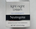 Neutrogena Light Night Cream Non-Comedogenic, 2.25 oz, Damaged Box - £37.96 GBP