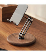 Wooden Cell Phone Stand Adjustable Desktop Phone Holder For Smartphone &amp;... - $74.99