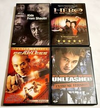Kids From Shaolin, Hero, Unleashed &amp; Fearless DVD - Jet Li Movies - £7.41 GBP