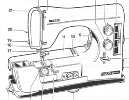Necchi Silvia 582 Fleximatic manual for sewing machine hard copy - £10.16 GBP