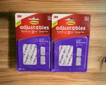 2 Pack Command Adjustables Refill Strips .5 lb Capacity 18 Strips Ea 178... - £5.80 GBP