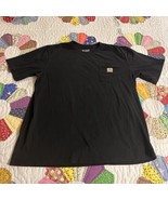 Carhartt Shirt Mens XL Loose Fit Pocket Short Sleeve Back Logo Workwear - $15.00