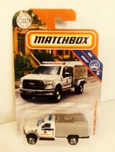 Matchbox 2019 #081 White 10 Ford Animal Control Truck MBX Service Series MOC - $9.99