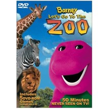 Barney The Purple Dinosaur Let&#39;s Go to the Zoo DVD 2007 - £3.89 GBP