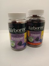 *PICS* 124ct Airborne Elderberry + Zinc &amp; Vitamin C Gummies For Adults, Immune - £14.22 GBP