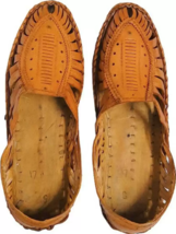 Mens Kolhapuri Leather BOHO hippie Jesus sandal ethnic Jutti HT30 US size 7-12 - £32.62 GBP