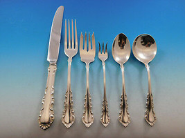 Georgian Rose by Reed & Barton Sterling Silver Flatware Service Set 54 Pieces - £2,097.11 GBP