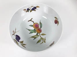 Royal Worcester Evesham Salad Pasta Serving Bowl Gold Trim Oven To Table 10&quot; - £31.06 GBP