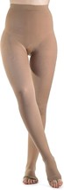 Sigvaris Women’s Soft Opaque Open Toe Pantyhose 15-20mmHg Nude Medium - $43.65