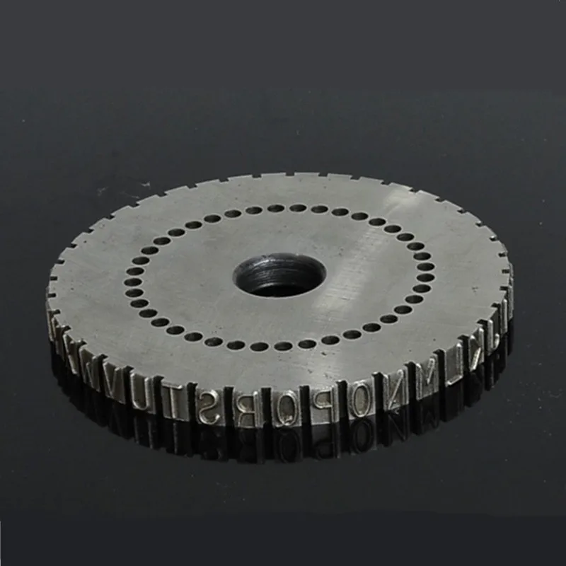 Character Plate Font Wheel Gear for Manual steel embossing hine Embosser... - £90.54 GBP