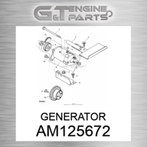 AM125672 Generator Fits John Deere (New Oem) - £917.70 GBP