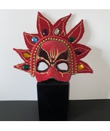 Vintage Jeweled Mardi Gras Fire Mask - $35.00