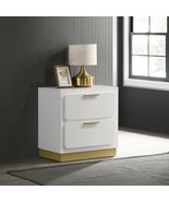 Sophia White 2-Drawer Nightstand - Modern Bedroom Storage - €178,96 EUR
