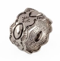 Shube&#39;s Manufacturing Inc. Stamped Sterling Silver Band Ring sz 6 - €76,43 EUR