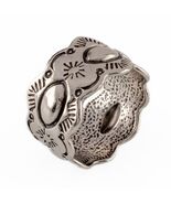 Shube&#39;s Manufacturing Inc. Stamped Sterling Silver Band Ring sz 6 - €76,43 EUR