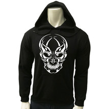 Nwt Death Skull Dark Horror Scary Gothic Men&#39;s Hoodie Sweatshirt Size S M L Xl - £17.37 GBP