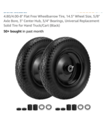 14.5&quot; Wheelbarrow Solid Tire and Wheel 4.80/4.00-8 with 1&quot; Axle 3&quot; Hub F... - $128.58