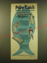 1966 Converse Hodgman Fishing Gear Ad - Nylon Fishing Shirt, Rod &amp; Reel - £14.90 GBP