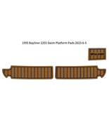 1995 Bayliner 2355 Swim Platform Pad Boat EVA Foam Faux Teak Deck Floor Pad Mat - $299.00