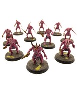 Daemons of Nurgle Plaguebearers 10 Painted Miniatures Fiend Warhammer - $102.90 CAD