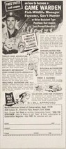 1968 Print Ad North American School of Conservation Game Warden Newport,CA - $8.98