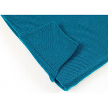 Men PRINCELY Turtle neck Sweater From Turkey Soft Merino Wool 1011-80 Teal image 5