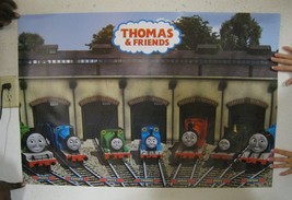Thomas and Friends Commercial Poster Cast Characters The Tank Engine - £28.31 GBP