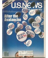 U S NEWS WORLD REPORT AFTER THE AVALANCHE NOVEMBER 12 1984 MAGAZINE REAG... - $6.79