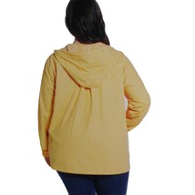 Weatherproof Ladies&#39; Size Large, Pleated Hooded Rain Jacket, Cornsilk Ye... - $25.00