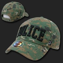 POLICE WOODLAND DIGITAL 3-D EMBROIDERED HAT CAP - £27.41 GBP