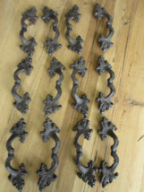 12 Cast Iron Antique Victorian Style Drawer Pull Barn Handle Door Handle... - £31.96 GBP